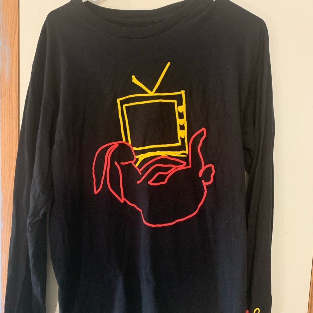 Harry Styles Love On Tour 2022 Bunny TV Puff Print Merch Concert T-Shirt medium